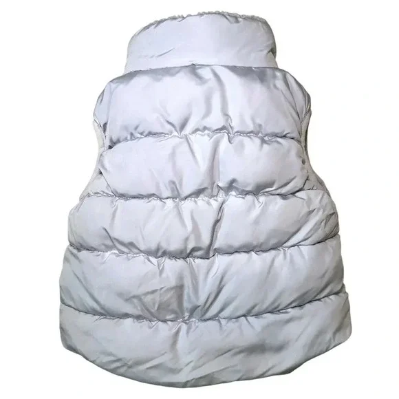 Little Bipsy Ice Gray Sherpa Lined puffer vest Outerwear Toddler 18 to 24 months - Picture 2 of 7